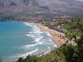 Spiaggia di sabbia Ciammarita Trappeto, Sicilia