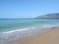 Spiaggia di sabbia a Trappeto, in Sicilia